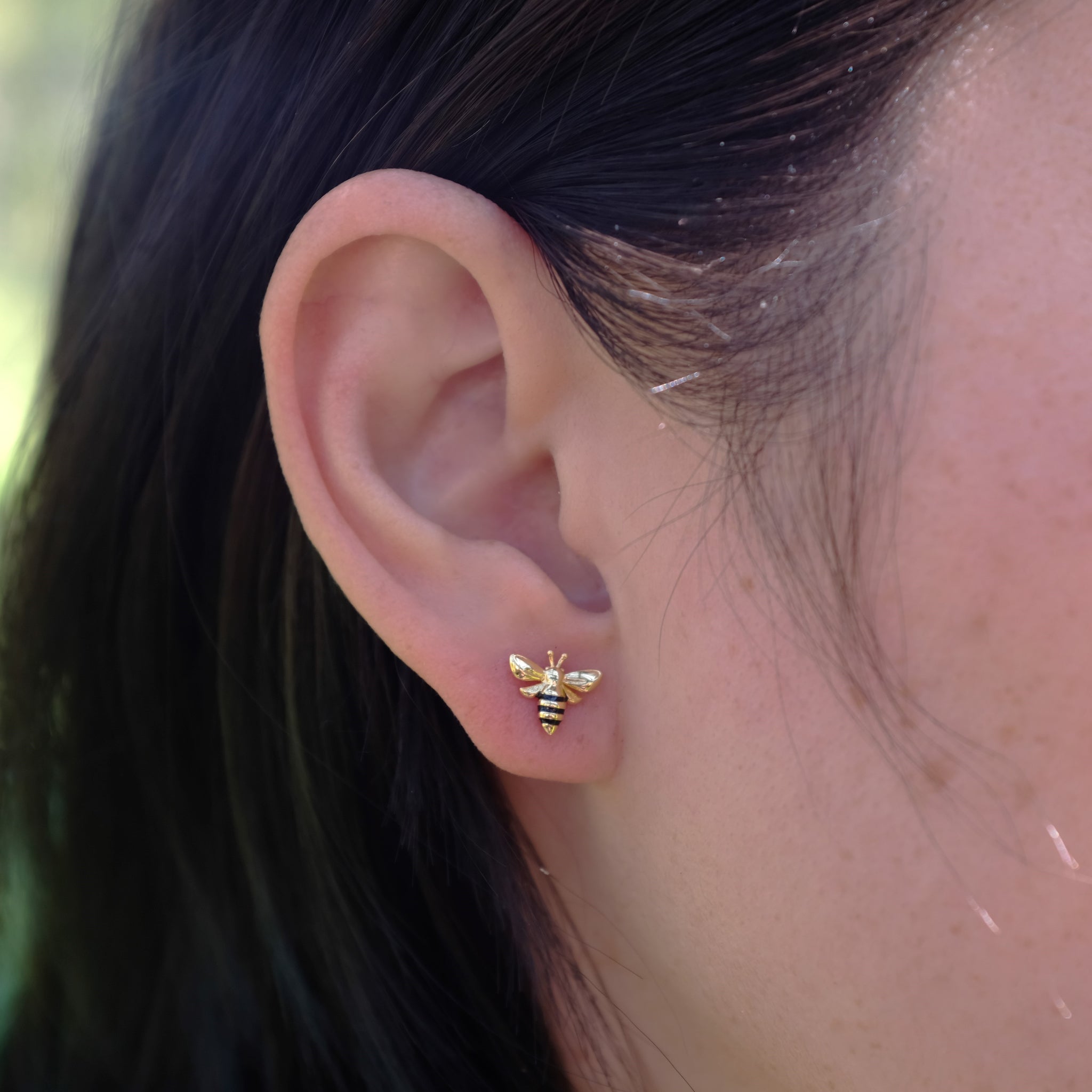 Luxury Queen Bee Earrings Gold *NEW* (LOW STOCK)