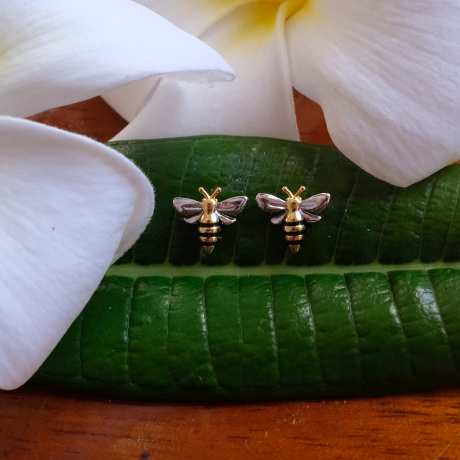 Luxury Queen Bee Earrings Gold/Silver *NEW* (LOW STOCK)