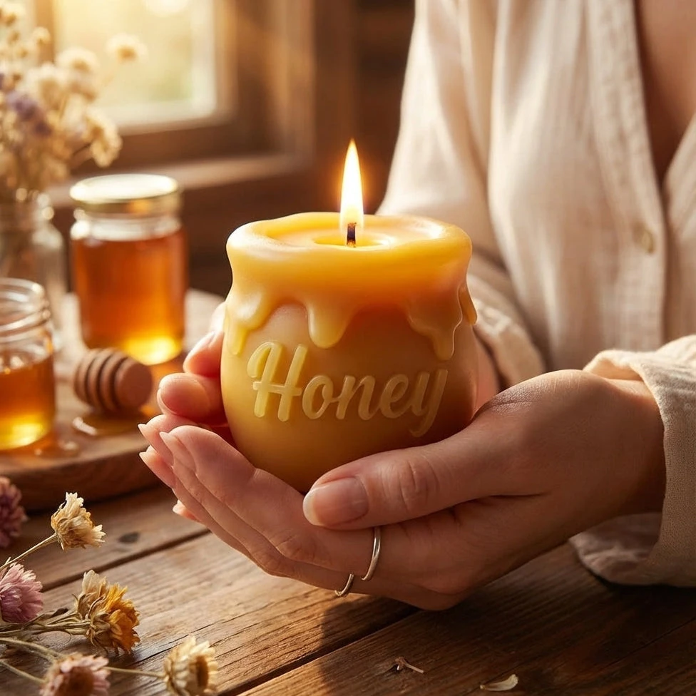 5 oz Save The Bees™ Pure Hawaiian Beeswax Candle