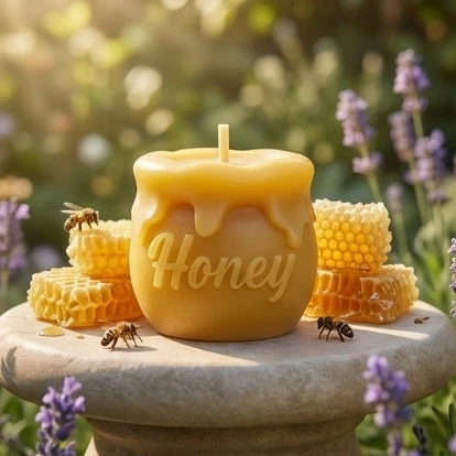5 oz Save The Bees™ Pure Hawaiian Beeswax Candle