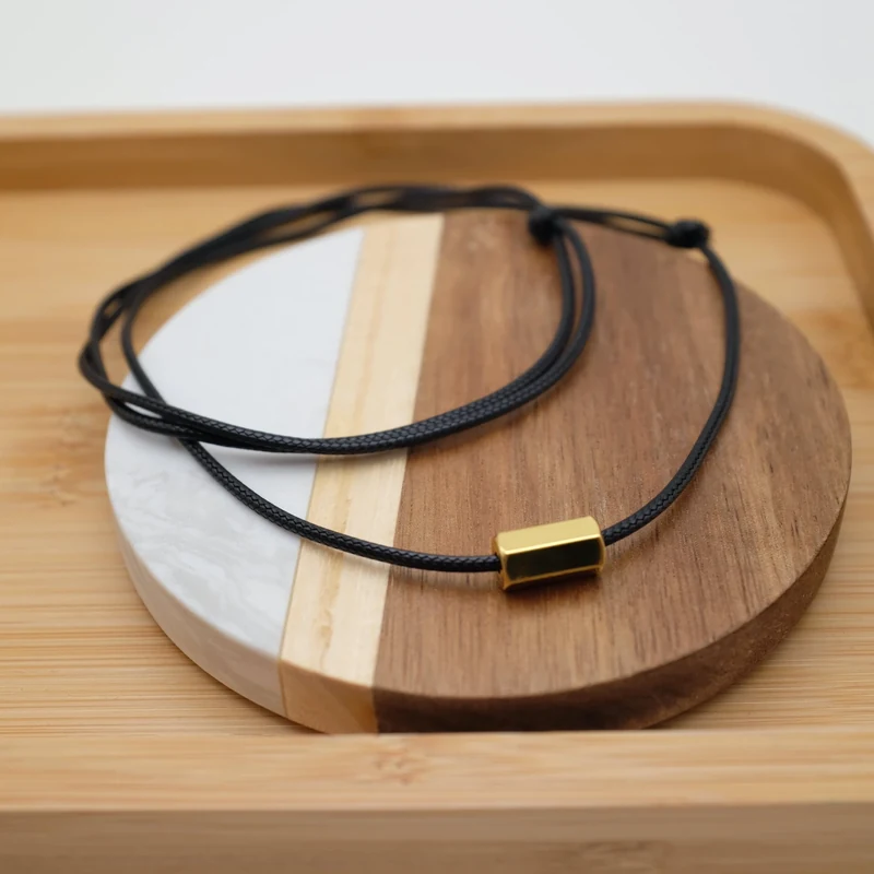 Hexagon Cord Necklace