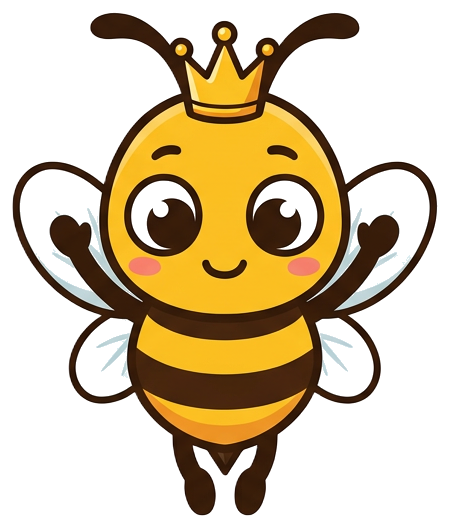 Celebrating cartoon Queen Bee