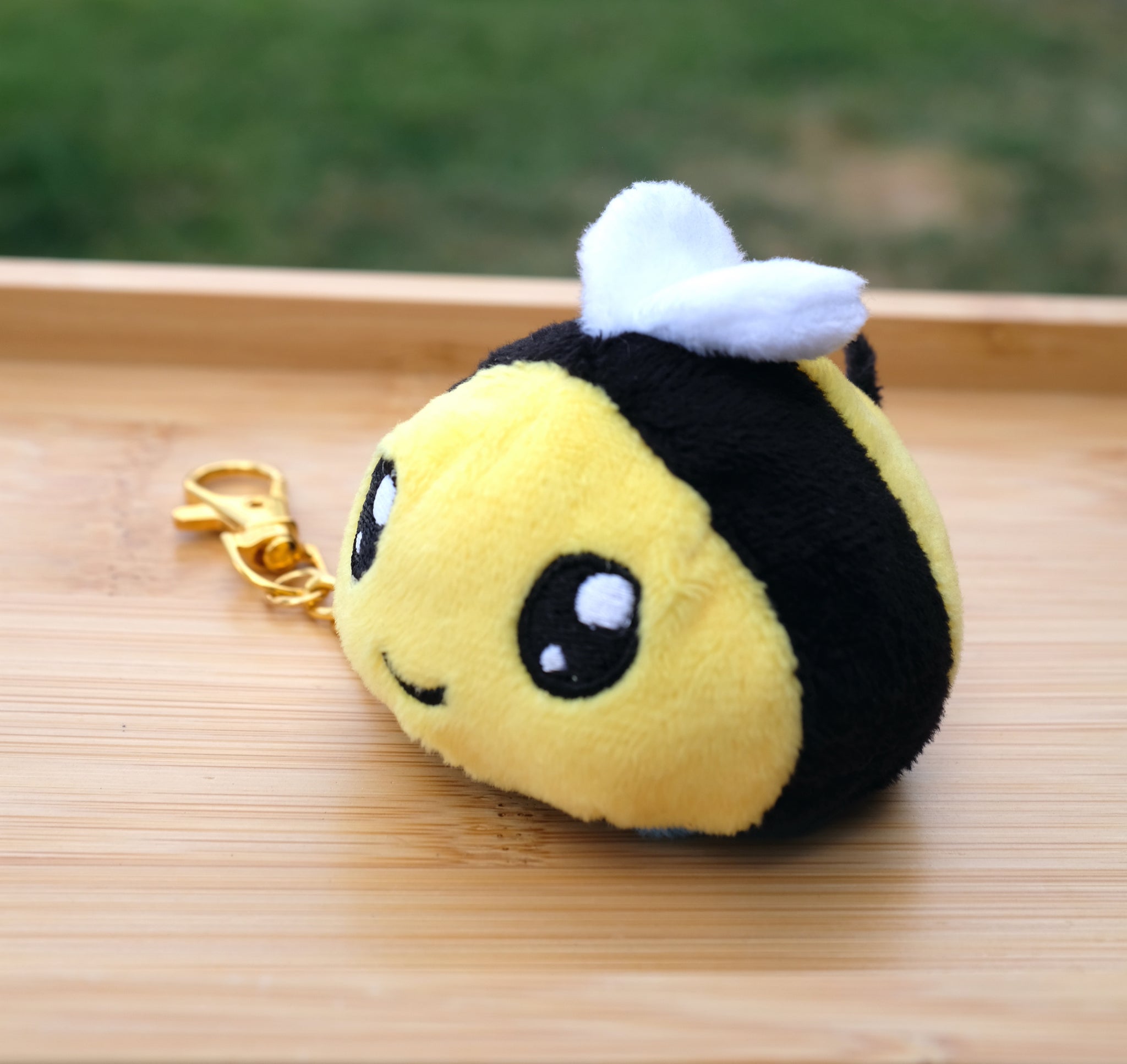 Original Adopt A Bee Plush Toy Keychain