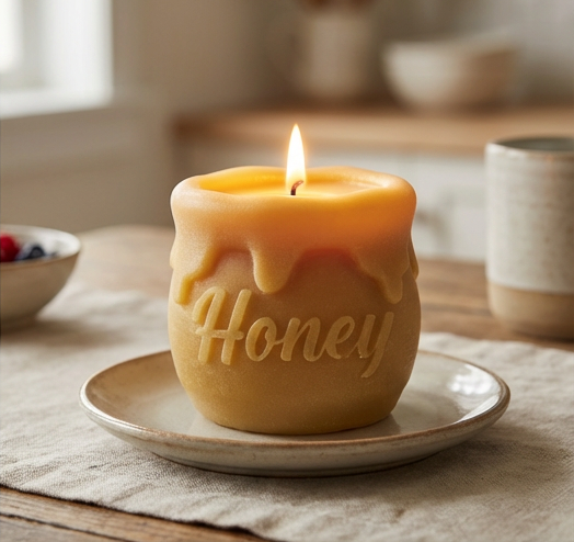 18 oz Save The Bees™ XL Pure Hawaiian Beeswax Candle