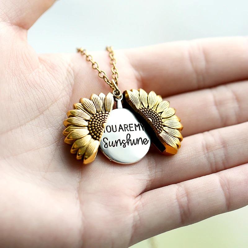 *NEW* "You Are My Sunshine" Sunflower Necklace