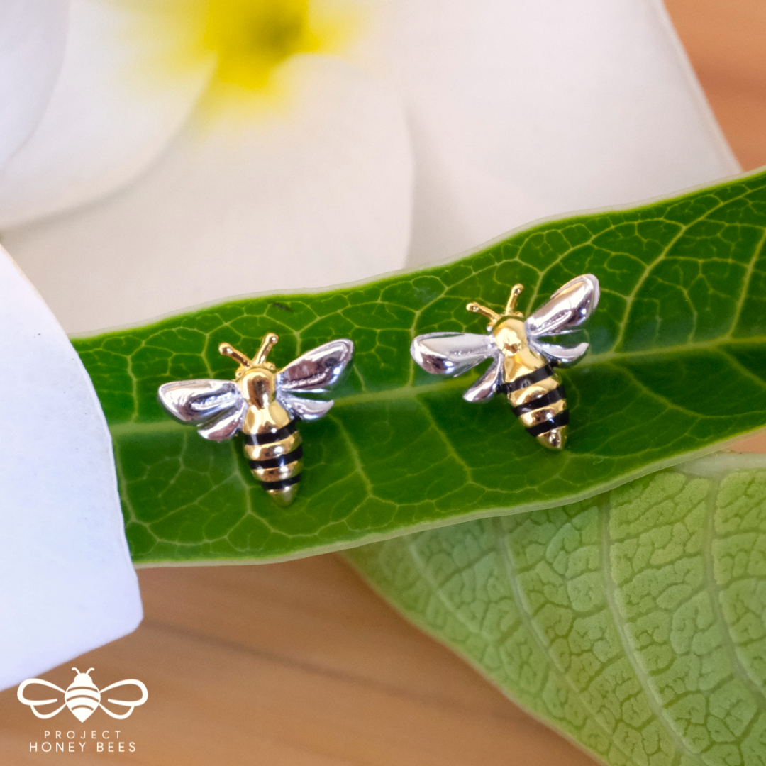 Adopt a Queen Bee Earrings | Save The Bees™ Earrings Project Honey Bee ...